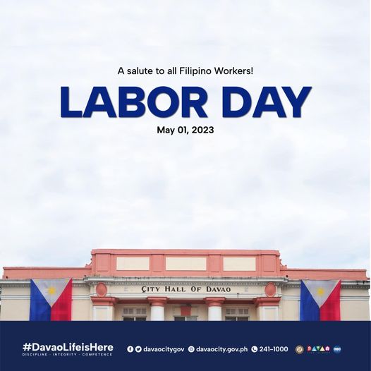The City Government of Davao joins the nationwide commemoration of the 121st Labor Day